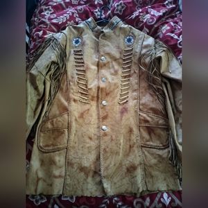 Kobler Zapata Fringed Leather Jacket XXL